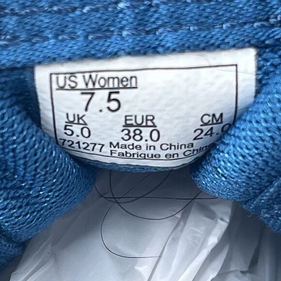 Vans Positive Vibes Warriors Blue Mesh Ultracush Skate Shoes Womens Size 7.5 - Picture 13 of 16